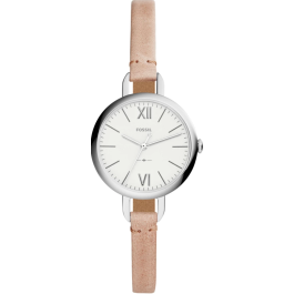 Watch strap Fossil ES4361 Leather Beige 7mm